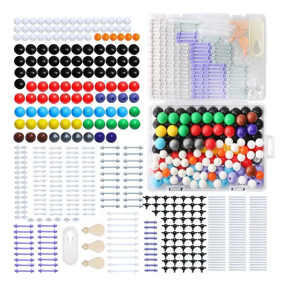 Kit De Estructura Inorgánica Orgánica Molecular De 440 Pieza - Imagen 2