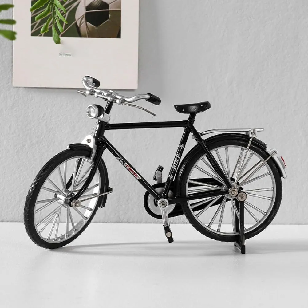 Bicicleta Modelo Vintage Bicicleta Ornamento Decoración - Imagen 5