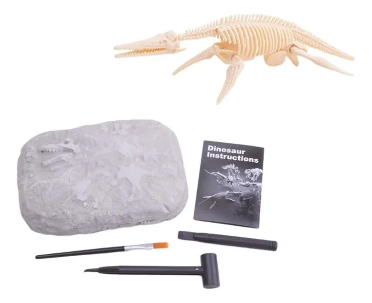 Jurásico Animal Dinosaurio Esqueleto Fósil Set De 5 Pcs - Imagen 8