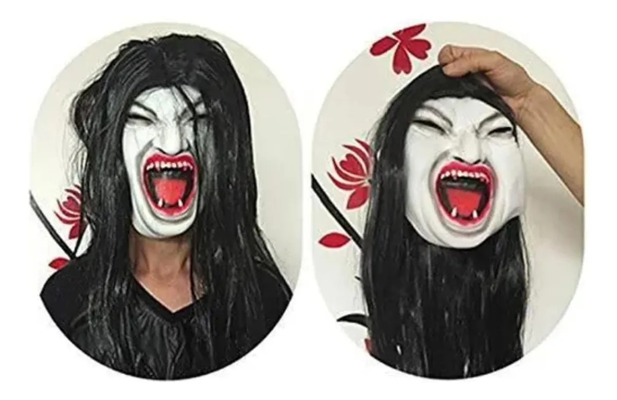 Máscara Halloween Bruja Terror - Imagen 3