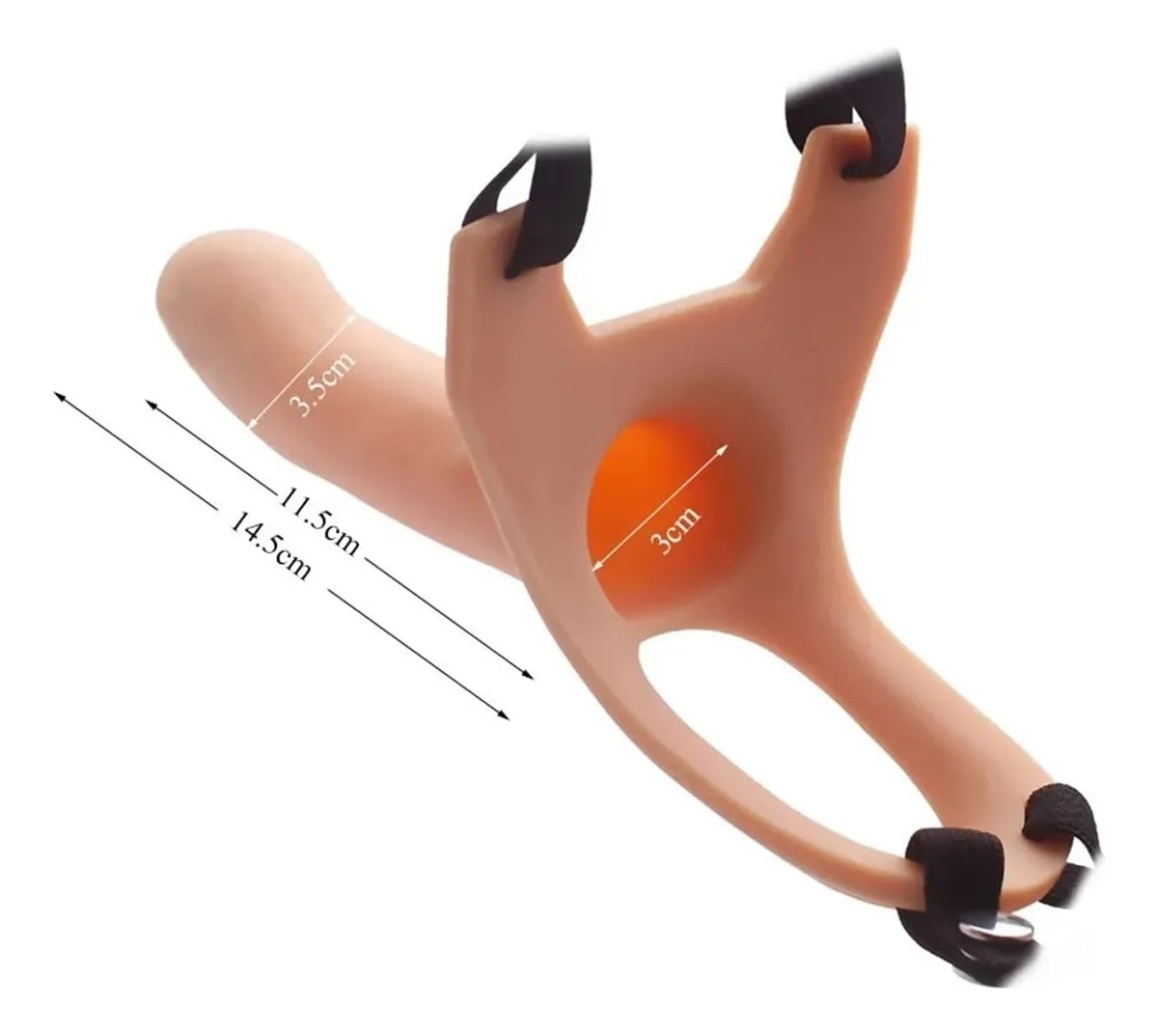 Arnés Strapon Unisex Consolador Ajustable - Imagen 9