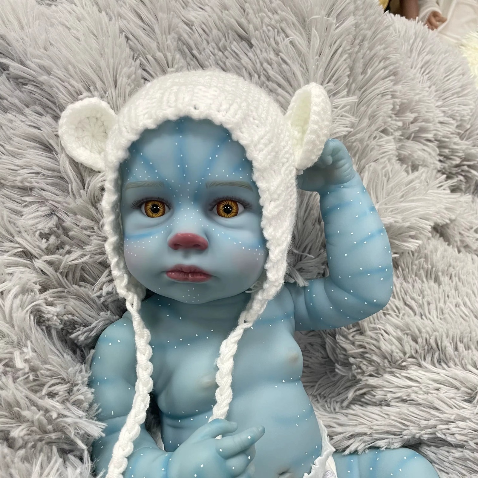 Muñeca Reborn De 50 Cm, Tono De Piel Avatar, Niña - Imagen 2