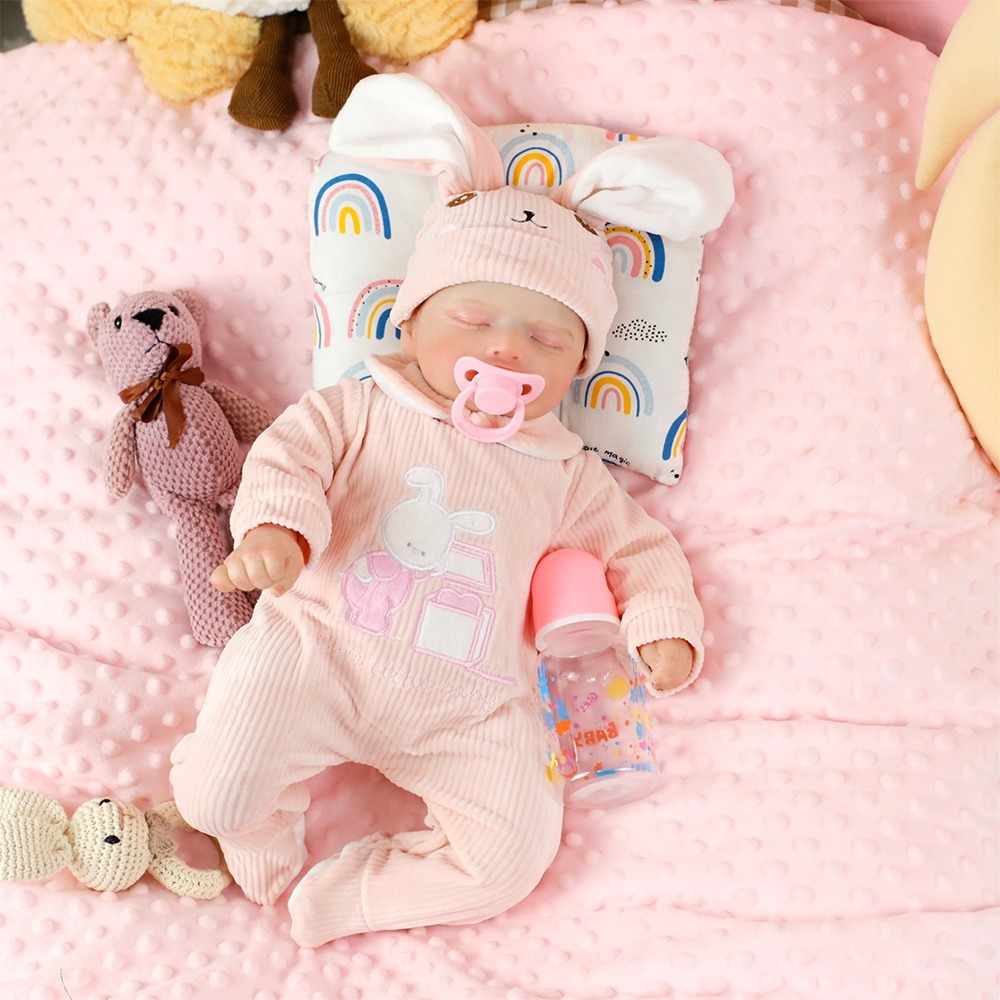 Muñeca Resborn Cuerpo Entero Silicona 48 Cm Largo