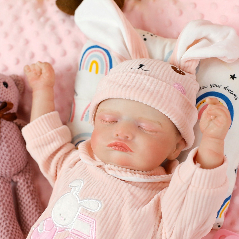 Muñeca Resborn Cuerpo Entero Silicona 48 Cm Largo - Imagen 3
