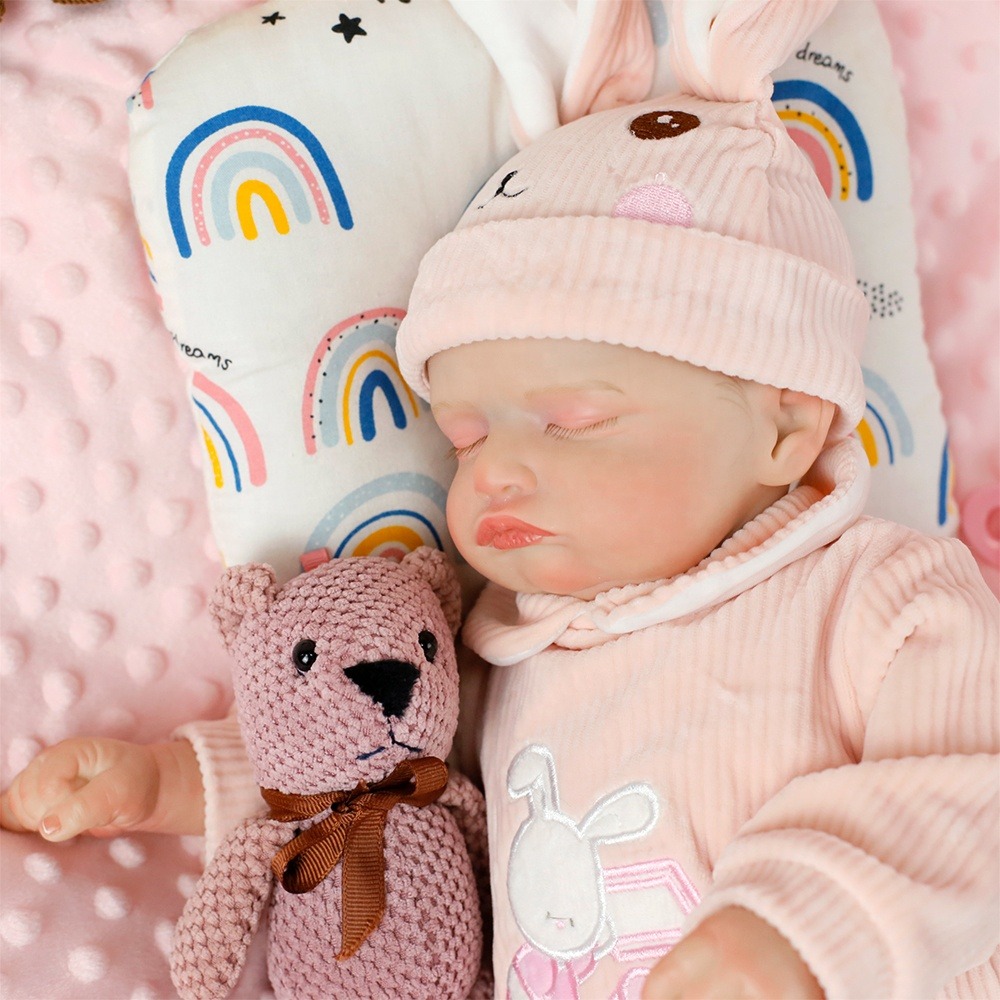 Muñeca Resborn Cuerpo Entero Silicona 48 Cm Largo - Imagen 2