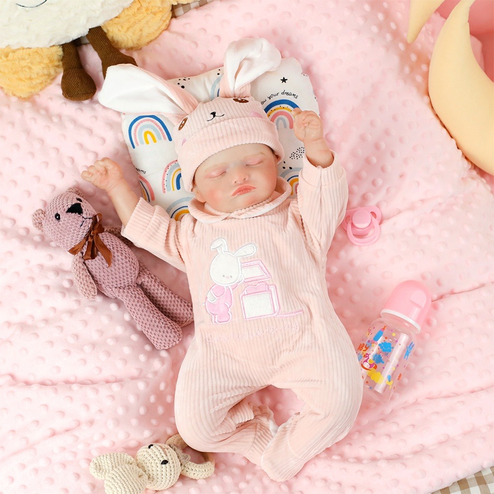 Muñeca Resborn Cuerpo Entero Silicona 48 Cm Largo - Imagen 4