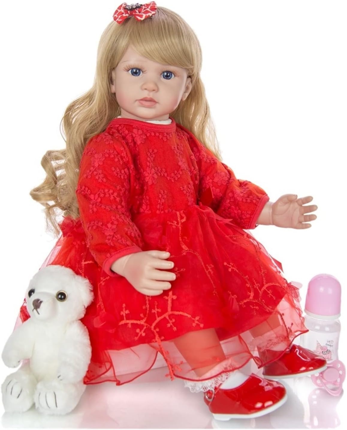Muñeca Bebé Reborn Realista De Silicona 55 cm - Imagen 6