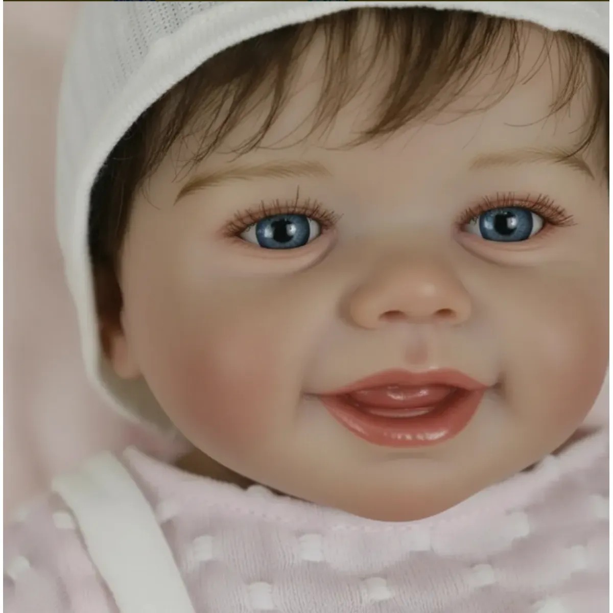 Muñeca Reborn De 48 Cm Vinilo Silicona Niña - Imagen 4