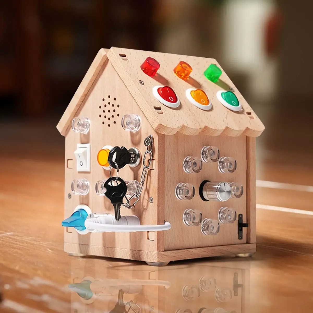 Cubo Educativo Montessori De Madera - Imagen 7