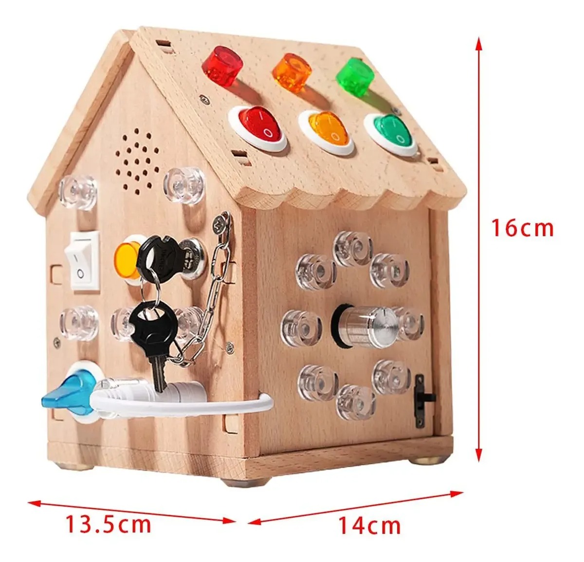 Cubo Educativo Montessori De Madera - Imagen 3